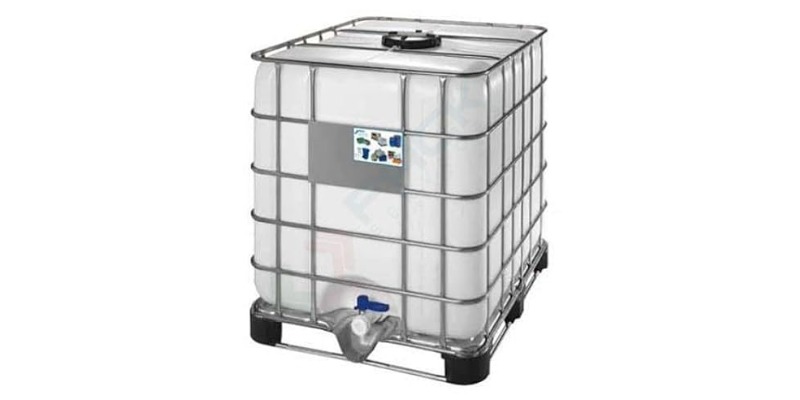 rMIX: Il Portale del Riciclo nell'Economia Circolare - Achetez la cuve plastique IBC 1000 Litres, couvercle 225 mm, vanne de vidange 2