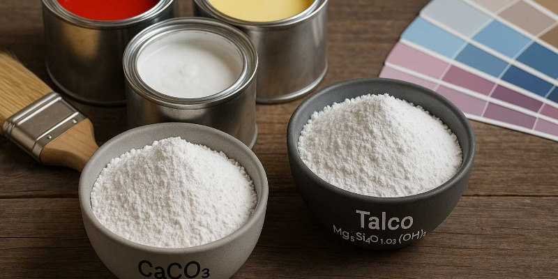 Carbonato di Calcio e Talco nelle Vernici: Funzioni, Proprietà e Storia di due Additivi Fondamentali