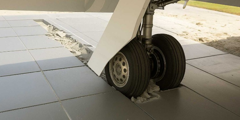 Sistemas de seguridad EMAS: camas de detención de aeronaves fabricadas con materiales reciclados