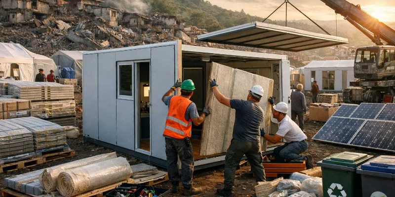 https://www.rmix.it/ - Strutture temporanee per emergenze ambientali: progettazione rapida, moduli smontabili e materiali riciclabili per rifugi post-disastro
