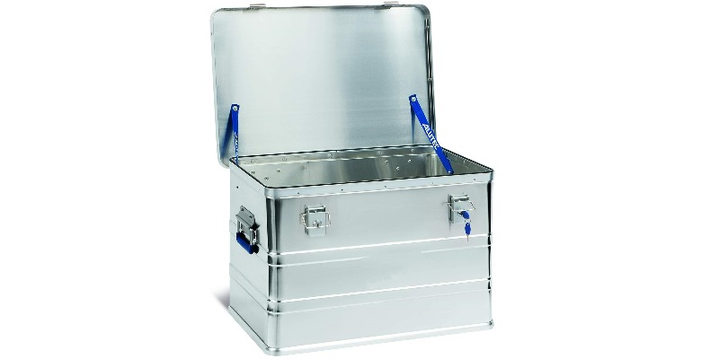 rMIX: Il Portale del Riciclo nell'Economia Circolare - Aluminum case with 68 liter capacity. Internal dimensions (W x H x D) 550 x 350 x 355 mm. #advertising