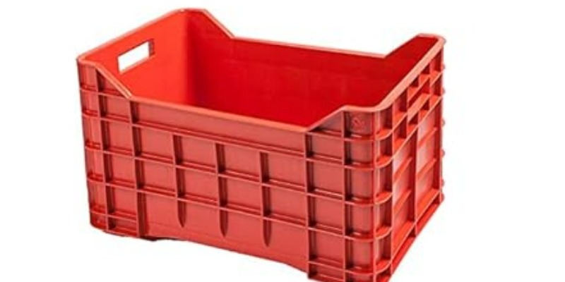 rMIX: Il Portale del Riciclo nell'Economia Circolare - Sale of plastic (HDPE) crates for fruit and vegetables, stackable