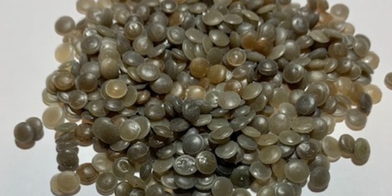 Recycled Amber LDPE Granules with MFI 4