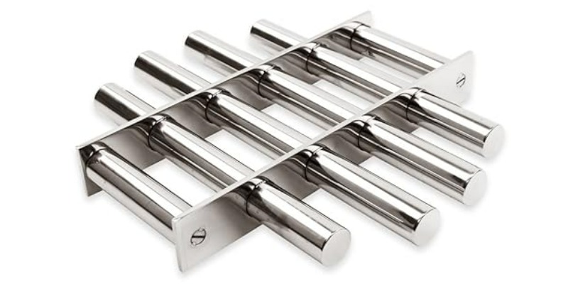 rMIX: Il Portale del Riciclo nell'Economia Circolare - Achetez Grille de séparation magnétique en acier inoxydable pour l'industrie alimentaire pour l'élimination des débris ferreux - 300 mm de diamètre x 40 mm - 10 000 Gauss - 6 tiges. #annonces