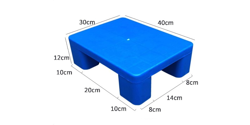 rMIX: Il Portale del Riciclo nell'Economia Circolare - Acquista il Pallet in Plastica, Leggeri per Stoccaggio,  in Polietilene, Colore : Blu, Taglia : 40x30x12cm. #ads