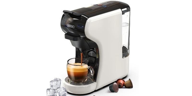 rMIX: Il Portale del Riciclo nell'Economia Circolare - Acquista la macchina da caffè multi-capsula 4 in 1, macchina caffè espresso, compatibile con cialde DG/Nes/ESE/caffè macinato, arresto automatico