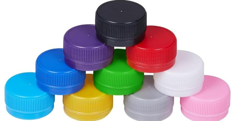 rMIX: Il Portale del Riciclo nell'Economia Circolare - Acquista 100 Tappi di Bottiglia di plastica 10 Colori 28,5 mm. a Vite. #ads