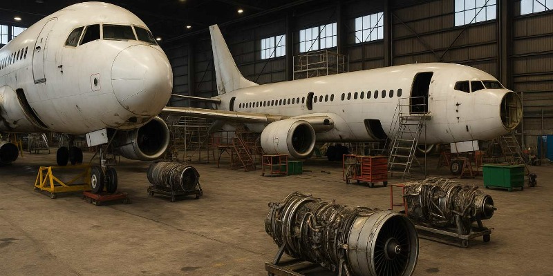 Dismantling and Recycling Civil Aircraft: The Sustainable Future of Titanium, Aluminum, and Carbon Fiber Composites