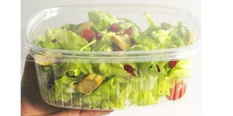 rMIX: Il Portale del Riciclo nell'Economia Circolare - Vaschette ovali in Pet. Scatola da 100 Vaschette 1000cc Trasparenti con Coperchio Unito. #pubblicità