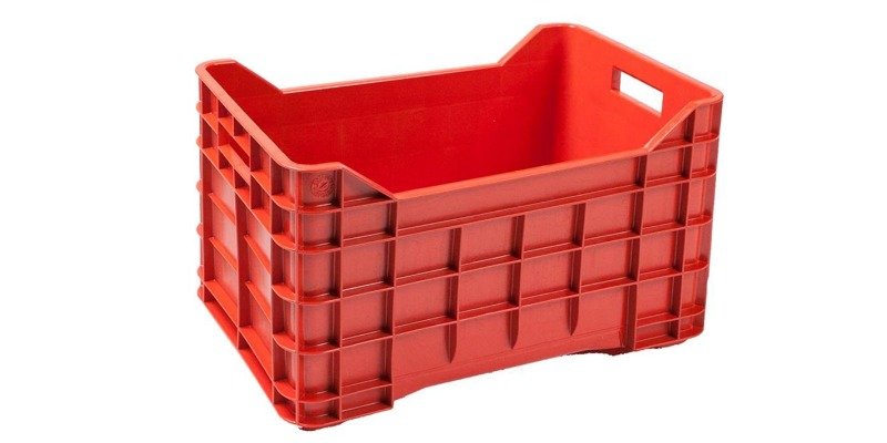 rMIX: Il Portale del Riciclo nell'Economia Circolare -  Achetez le cageot à fruits et légumes en plastique (PEHD), empilable, capacité 40 litres, taille. 530 L x 360 P x 310 H mm. #ads