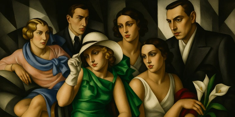 Tamara de Lempicka: The Art Deco Icon Between Sensuality, Emancipation, and Reflective Criticism