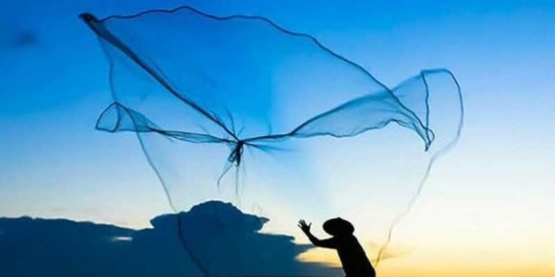 rMIX: Il Portale del Riciclo nell'Economia Circolare - Red de pesca de tres capas de 100 metros de largo. #publicidad