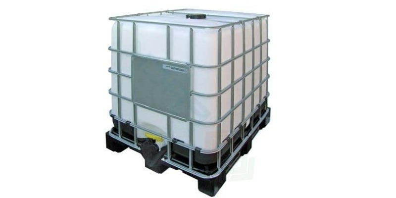 rMIX: Il Portale del Riciclo nell'Economia Circolare - Comprar tanque IBC de plástico de 1000 litros, nuevo, tapa de 150 mm, válvula de drenaje de 2