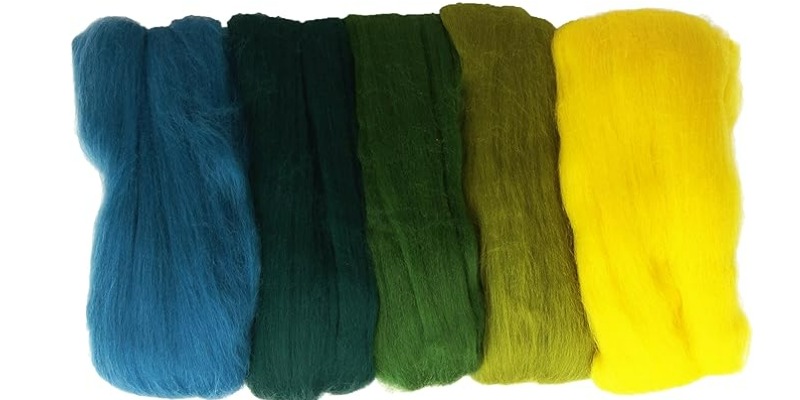 rMIX: Il Portale del Riciclo nell'Economia Circolare - Acquista Set di Lana Merino Pettinata, 18 Mic, 5 Colori. #èubblicità